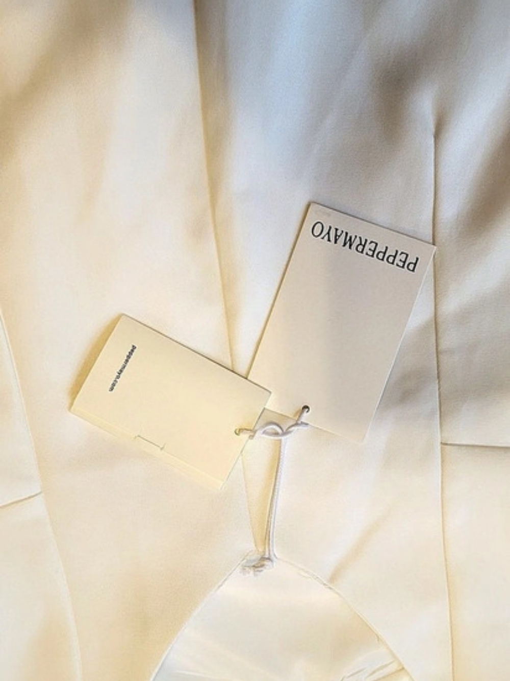 Peppermayo Luna Mini Dress Mini Dress in White Size Small NWT - Picture 4 of 5